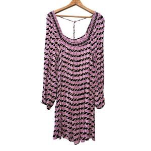 Maeve Anthropologie Geometric Graphic Pattern Dress